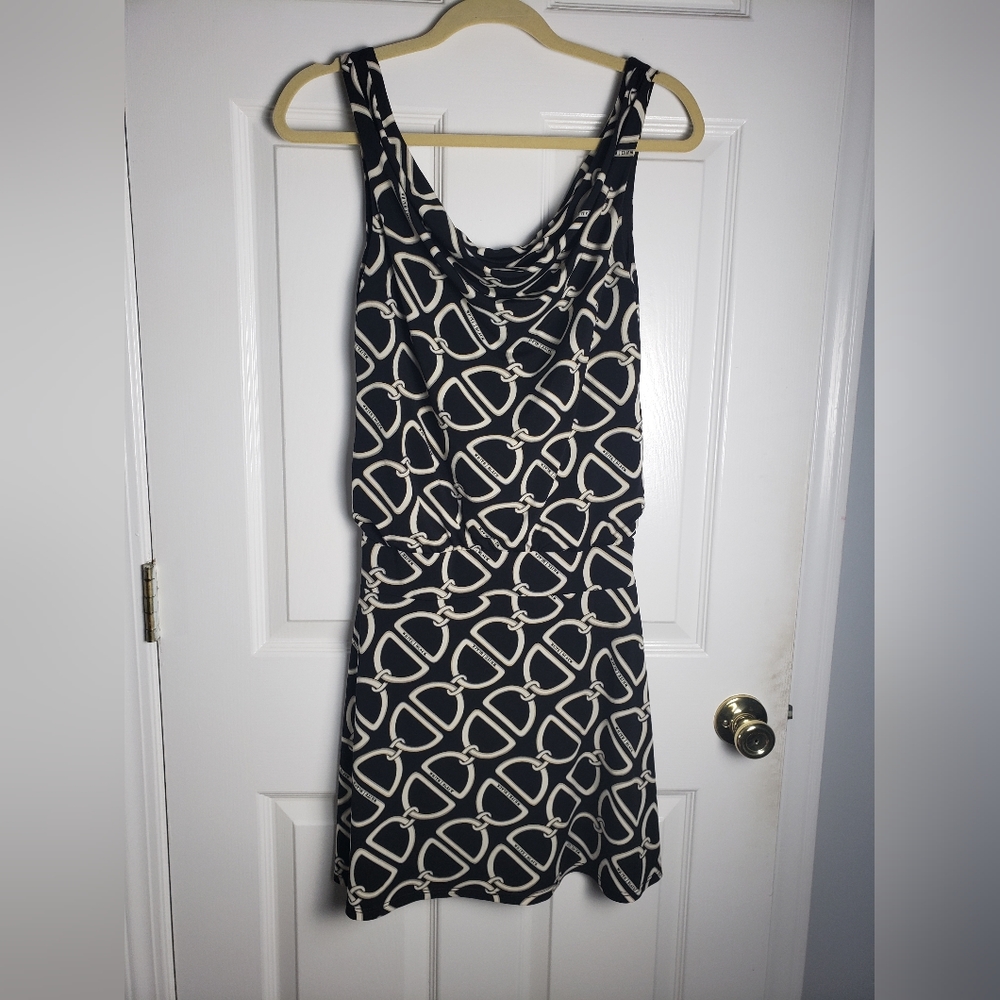 White House Black Market Drape Sleeveless Dress